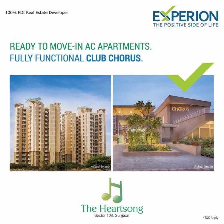 Experience fully functional club chorus at Experion The Heartsong in Gurgaon